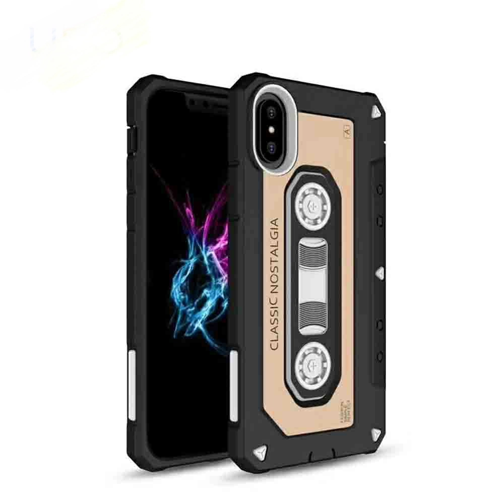 New Nostalgic Video Tape PC+TPU Phone Case for iPhone X