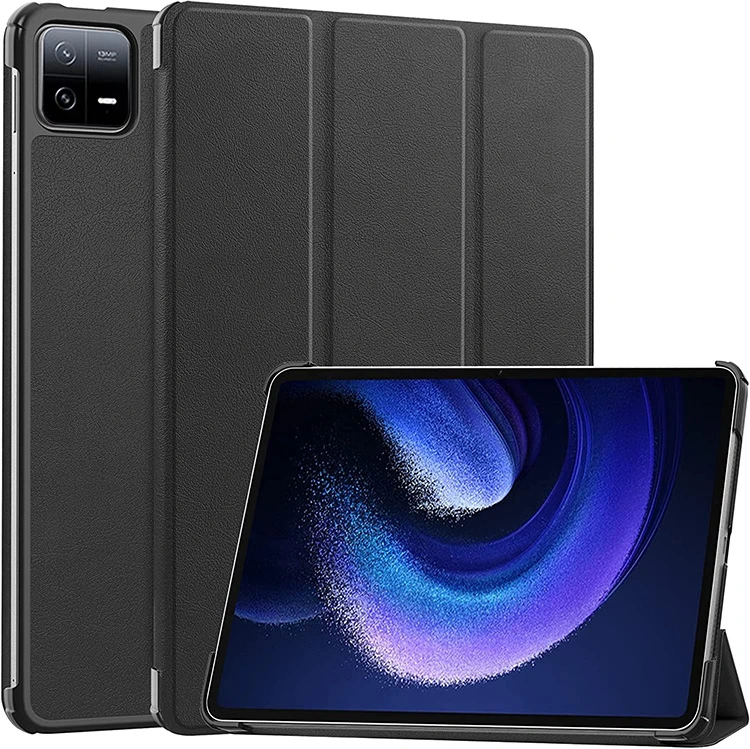 Shockproof Auto Wake/Sleep Tri-Fold Stand Tablet Leather Case for Xiaomi Pad 6/Mi Pad 6 PRO 11 Inch 2023