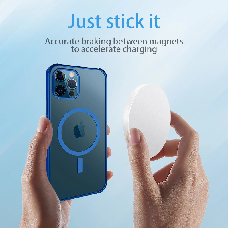 Magnetic Cell Phone Case Silicon for Xiaomi for Huawei for iPhone 8/P/X/12 Unique Water Proof Phone Case Logo