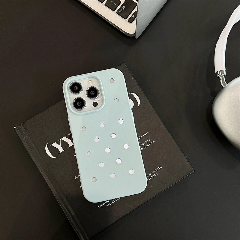 Global One PCS Dropshipping Porous Cell Mobile Phone Cases for iPhone 14 11 13 PRO Max X Xr 12 6 Plus Phone Case Wholesale Mobile Phone Accessories