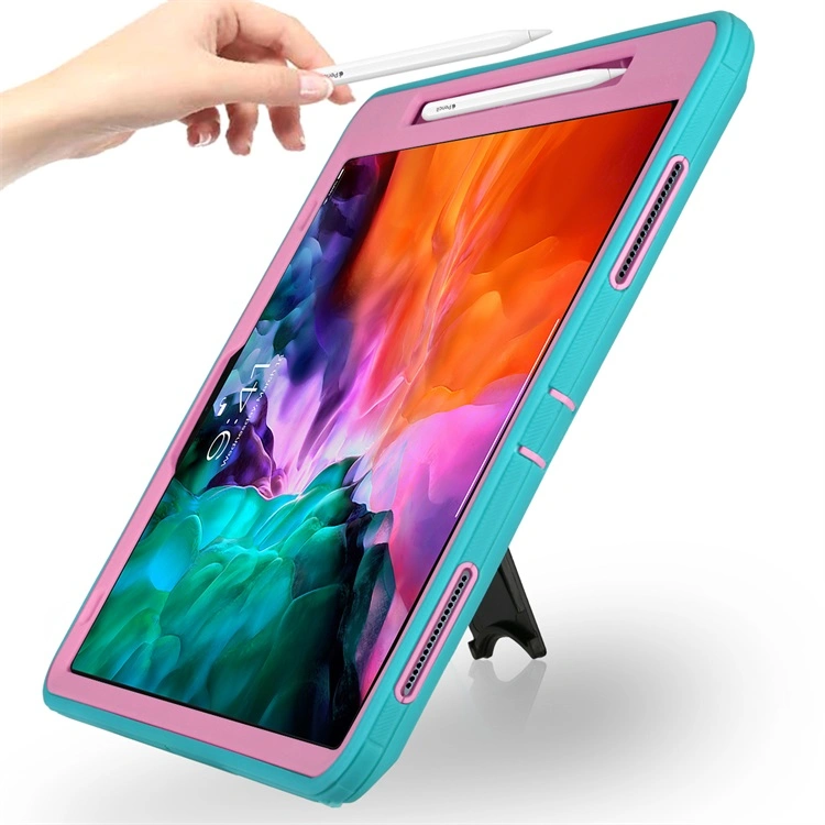 360 Degree Rotating Stand Hand Shoulder Strap TPU PC Cover Tablet Case for iPad PRO 12.9