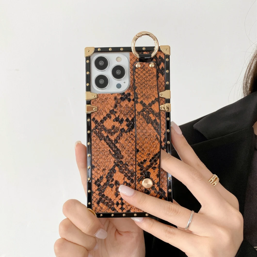 Case for iPhone 12 13 PRO Max, Luxury Designer PU Leather Cute Phone Case