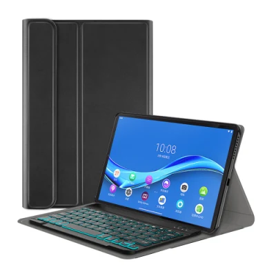 RGB バックライト付きキーボードレザーケースカバー Lenovo Tab M10 Plus 10.3 インチ X606 タブレットケース卸売